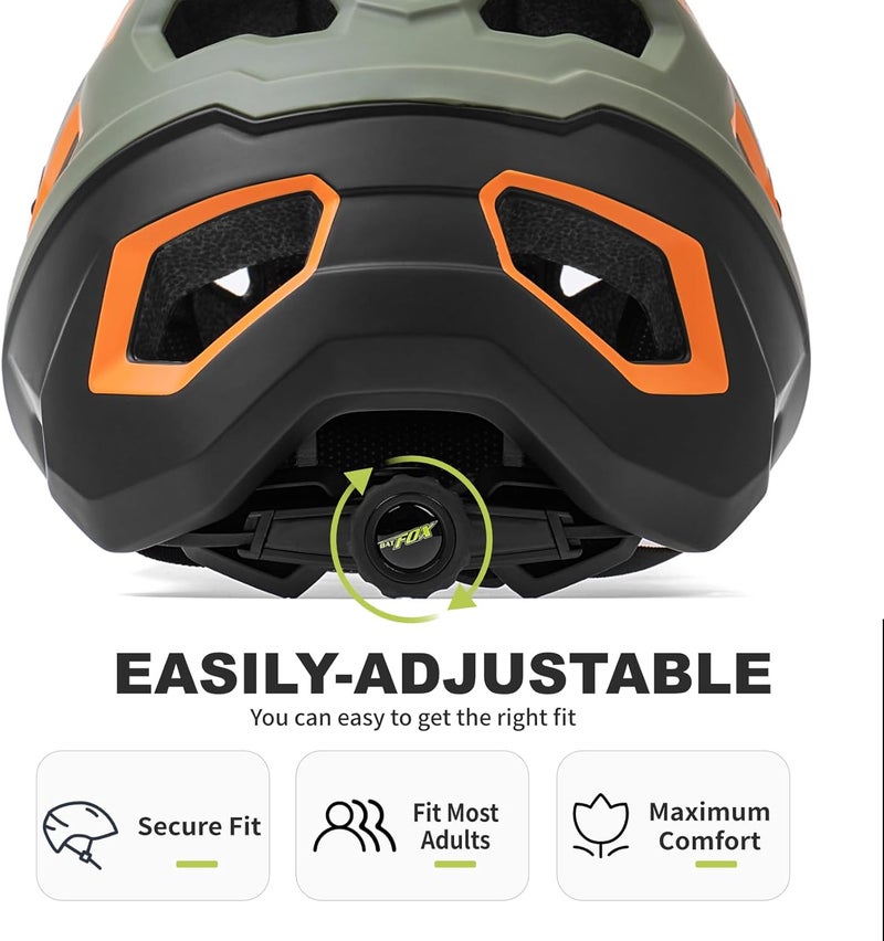 BATFOX Bike Helmet,Mountain Bike Helmet Helmets for Men Women Adults Youth - Image 3